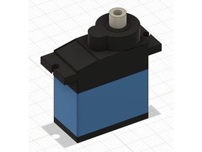hextronik mg14 14g servo metal gear micro 3d print model - Mito3D