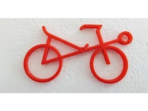 recumbent bicycle keyfob 3d print model - Mito3D
