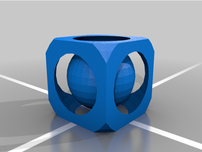 trapped ball 3d print model - Mito3D