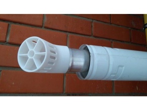 coaxial chimney 60 100 45grad 45 degree 60100 protherm vaillant 3d print model - Mito3D