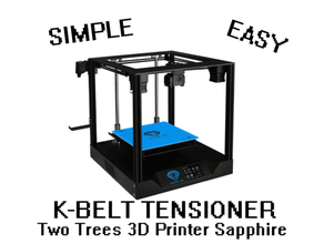 zaffiro 3d stampante k belt tenditore cintura pro alberi 3d print model - Mito3D