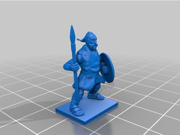 antiguidade gótico escaramuçadores 20mm 25mm arqueiro bárbaro comandante histórico infantaria dardo medieval escaramuçador Funda padrão portador tampo mesa jogos guerra 3D print model - Mito3D