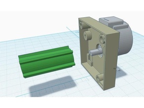stepper motor cassete rolo cego 3d print model - Mito3D