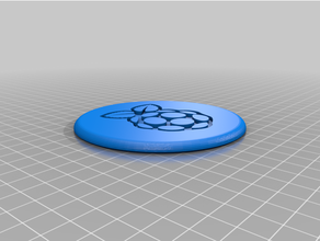 raspberry pi coaster cup drink glass table protector 3d print model - Mito3D