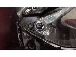 agv ax 8 visera mecanismo casco moto motocicleta 3d print model - Mito3D