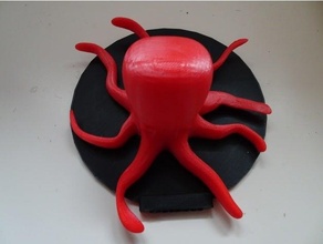 fofa polvo animal crustáceo octoprint mar criatura marinha Lula 3d print model - Mito3D