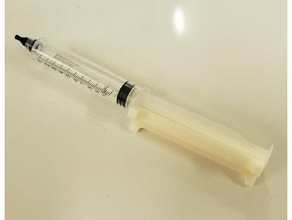 10ml syringe lock degassing tool vacuum 3d print model - Mito3D