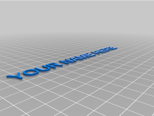 Benutzerdefiniert Namensschilder 3D print model - Mito3D