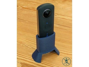 ricoh theta stable camera base 360camera 360 accessories accessory mount functional 3d print model - Mito3D