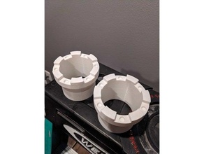 magnetic dust hose connector collector 3d print model - Mito3D