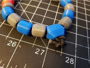 beads bracelet 3d print model - Mito3D