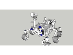 Mars vagabond 2020 persévérance arduino esp cam bêta 3d print model - Mito3D