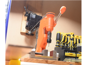 3d printed belt driven drill press wip cool diy functional tool 3d print model - Mito3D