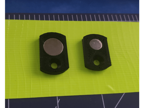 coisas inteligentes botão solteiro magnético luz interruptor cobrir bainha 3d print model - Mito3D
