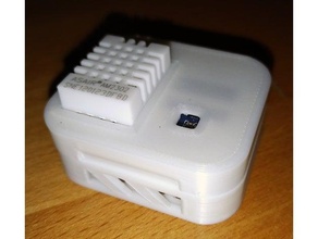 d1mini sensor case - dht22 bh1750 homeassistant smarthome tasmota 3d print model - Mito3D