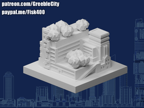 Greeblecity teraslı yaşayan 3d print model - Mito3D
