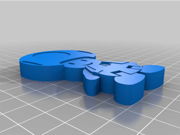 artikuliert Kröte Mario Pilz 3D print model - Mito3D