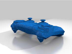 poly ps4 manette Sony 3d print model - Mito3D
