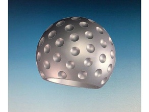 golfball-anh ngerabdeckung ball cover golf trailer hitch 3d print model - Mito3D