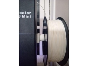 Wanhão i3 duplicador mini carretel suporte filamento 3d print model - Mito3D