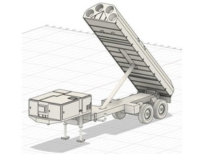 USAF glcm transporter erector launcher missile 3d print model - Mito3D
