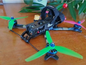 fpvcycle glide5 dji conversion air unité fpvcylcle planer 5 hd hyperlite pyrodrone 3d print model - Mito3D