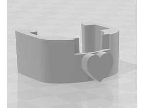 sculpto heart hotend clip 3d print model - Mito3D