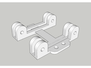 flsun q5 Ersatz Spule Halter Unterstützung Filament 3d print model - Mito3D