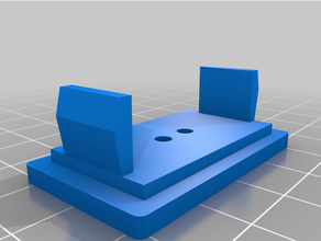 toyota dash blank mounting holes 3d print model - Mito3D