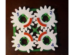 puzzle ingranaggi pazzi crazy gears brainstorm impossible mindstorms 3d print model - Mito3D