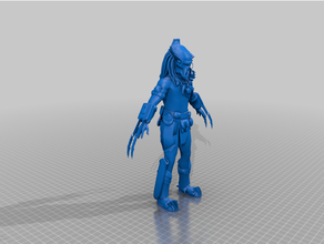predator lord poly 3dmodel model elder remix statue 3d print model - Mito3D