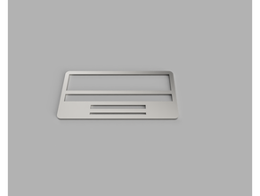 Deutsche postar formatoschablone plugável formato gre carta compacta maxi messschablone Schablone 3d print model - Mito3D