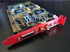 yaratıcı laboratuarlar ses Lazer awe64 altın isa dirsek kart 3d print model - Mito3D