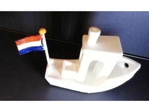 benchy flag 3d print model - Mito3D