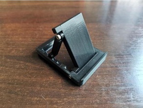 afps foldable phone stand android folding iphone 3d print model - Mito3D