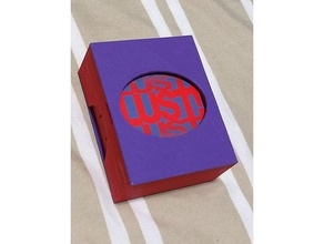 lust card game box adult games cardbox nsfw playing cards supportless 3d print model - Mito3D