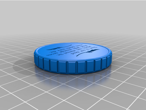cthulhu token - remixed coin trolley 3d print model - Mito3D