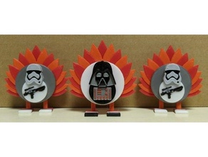 star wars turkeys darth vader starwars decoration stormtrooper storm trooper thanksgiving toy 3d print model - Mito3D