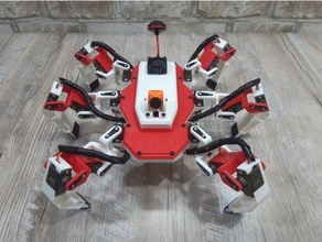 scorpio - walking fpv drone arduino mech mecha robot 3d print model - Mito3D