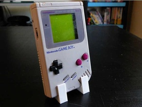 game boy display stand 3d print model - Mito3D