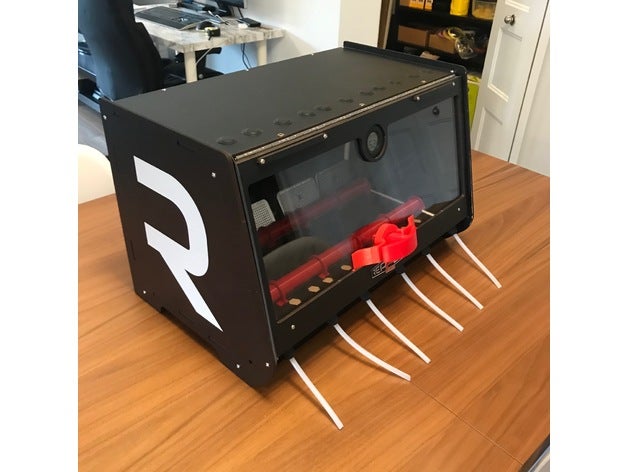 imprimible sello equipo repbox 2 pestillo bar 3D print model - Mito3D