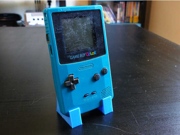 game boy color display stand gbc 3D print model - Mito3D