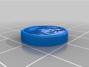 ponyo pin coin studio ghibli 3d print model - Mito3D