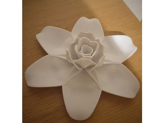 table rose tabledecoration 3D print model - Mito3D