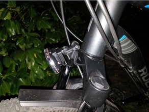 mtb yönlendirmek baş ışık binmek bisiklet Led dağ bisikleti 3d print model - Mito3D
