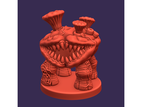 phantom fungus 28mm miniature dnd dungeons dragons mini monster mushroom pathfinder plant 3d print model - Mito3D