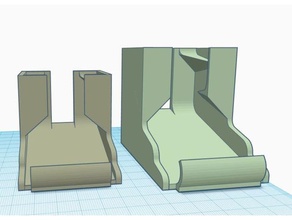 batería tolva bajado tapas aaa soporte 3d print model - Mito3D