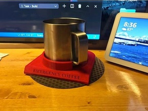 coffee holder yeti 24oz smaller 3d print model - Mito3D