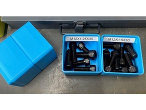 stackable parts bins schaller small storage 3d print model - Mito3D