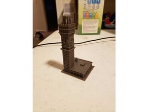 bromo seltzer tower monsterpocalypse battletech building buildings epic wargaming terrain 3d print model - Mito3D